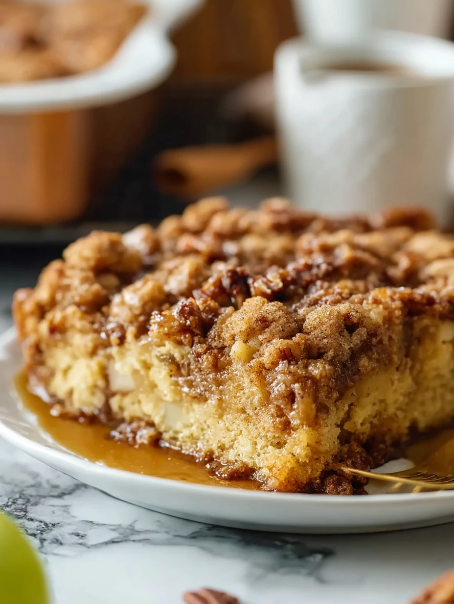 Pecan Apple Crisp Coffee Cake