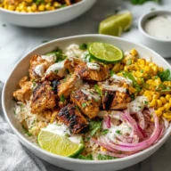 Tasty Street Corn Chicken Bowl