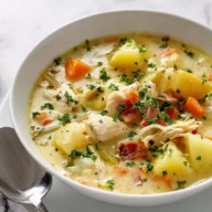 Warming Chicken Potato Soup