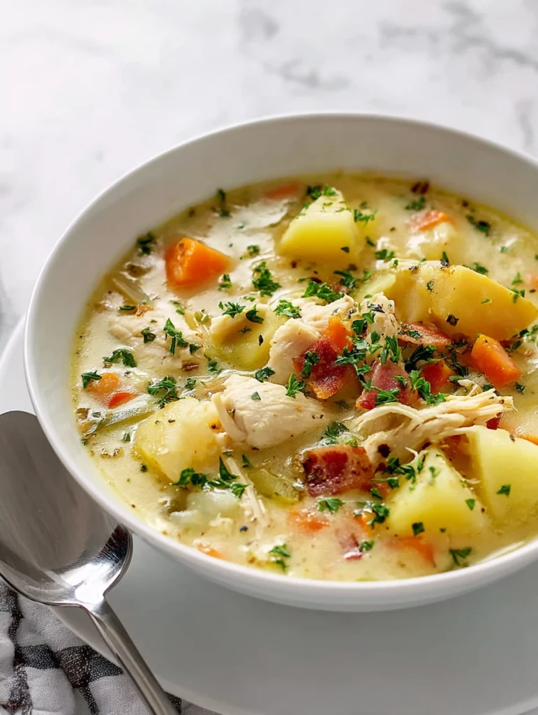 Warming Chicken Potato Soup
