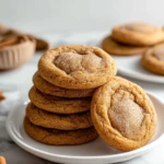 Brown Butter Pumpkin Snickerdoodle Cookies