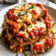 Crispy Baked Eggplant Parmesan