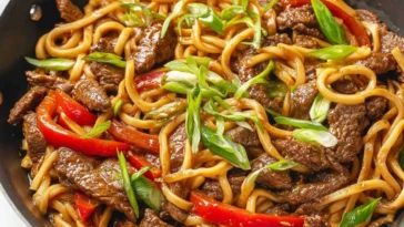 Mongolian Beef Noodles
