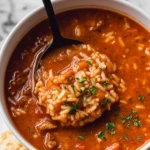 Hearty Tomato Rice Soup