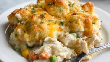 Chicken Cobbler Dinner Casserole