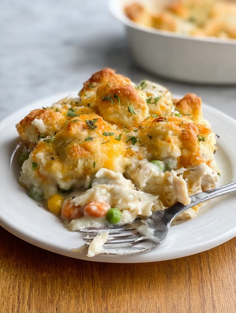 Chicken Cobbler Dinner Casserole