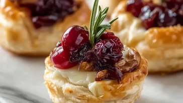 Cranberry Brie Bites