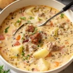 Comforting Potato and Sausage Chowder