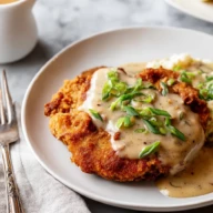 Chicken Fried Steak with Creamy Gravy
