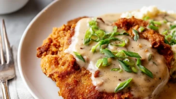 Chicken Fried Steak with Creamy Gravy