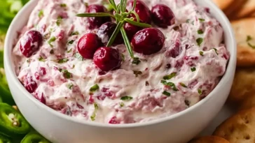 Cranberry Jalapeño Cream Cheese Dip