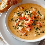 Creamy Crab and Shrimp Seafood Bisque
