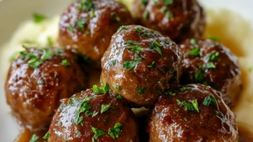Salisbury Steak Meatballs