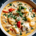 Creamy Coconut White Fish Stew