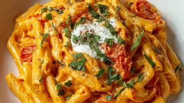 Creamy Tomato Garlic Pasta