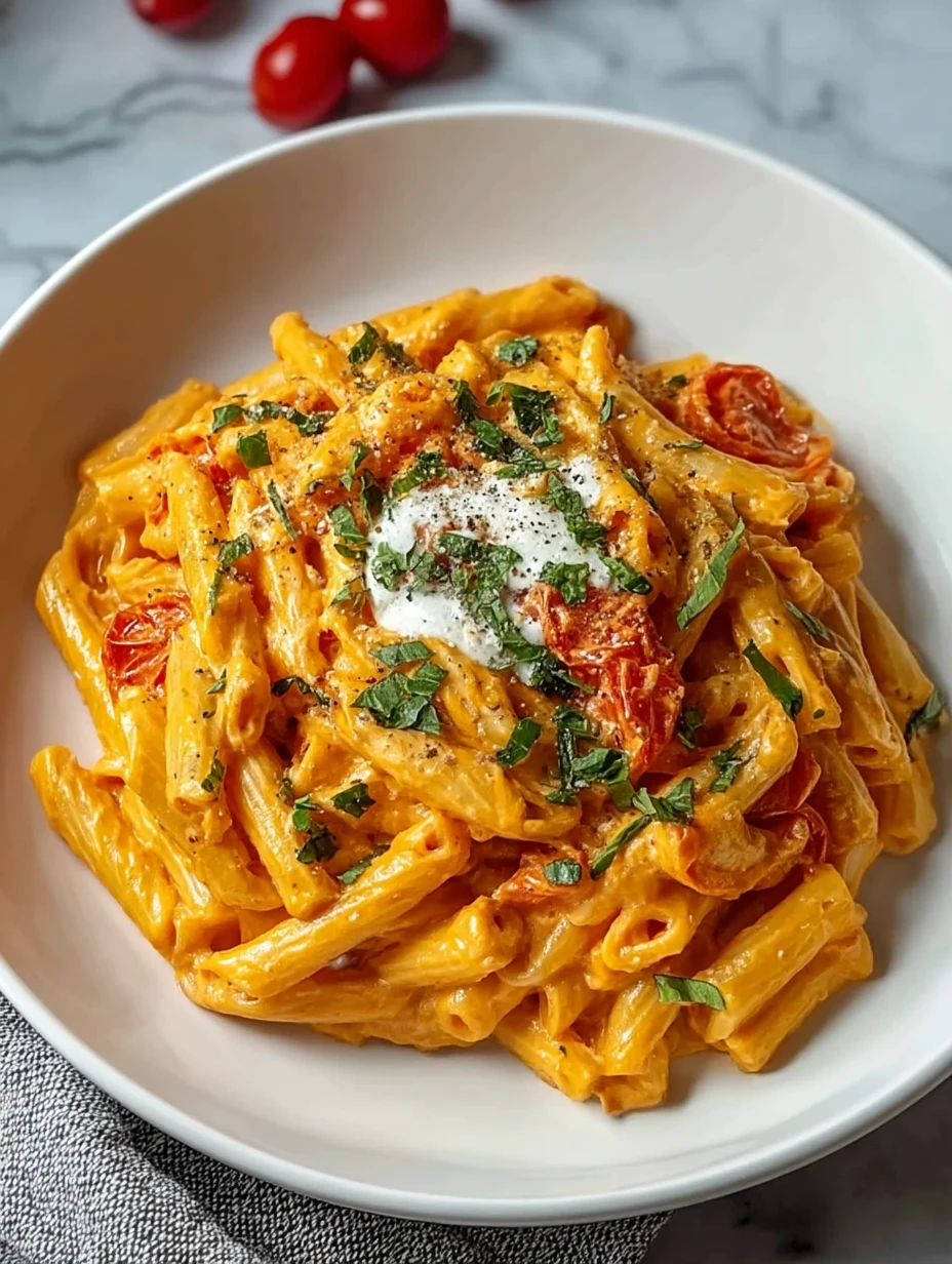 Creamy Tomato Garlic Pasta