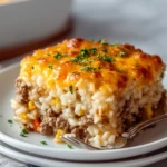 Ground Beef and Rice Casserole