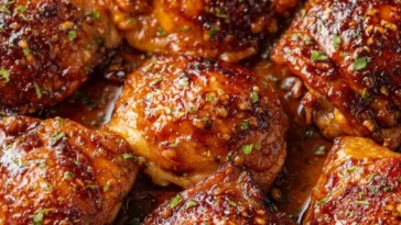 Sheet Pan Maple Glazed Chicken Thighs