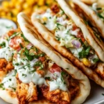 Sheet Pan Chicken Pitas with Herby Ranch