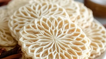 Anise Pizzelle Cookies