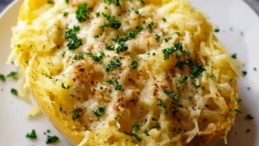 Spaghetti Squash Alfredo