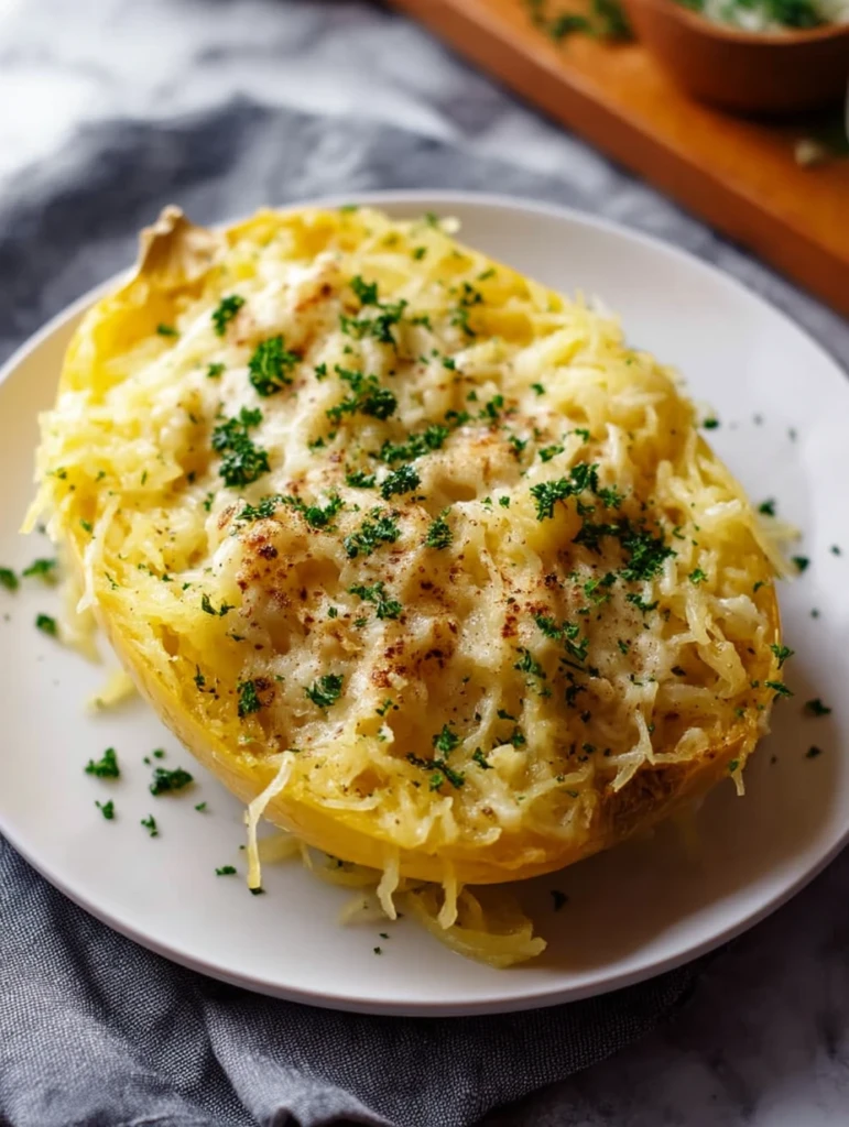 Spaghetti Squash Alfredo