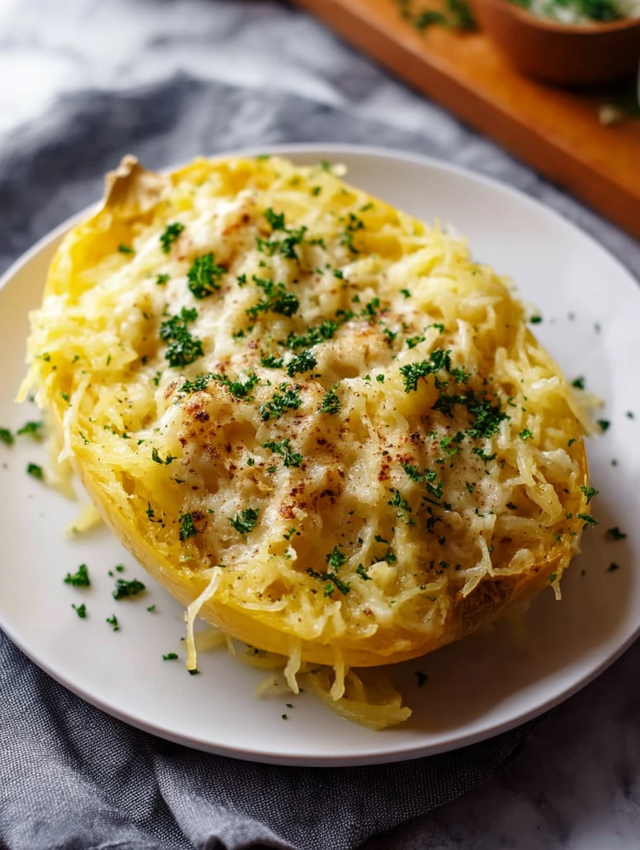 Spaghetti Squash Alfredo