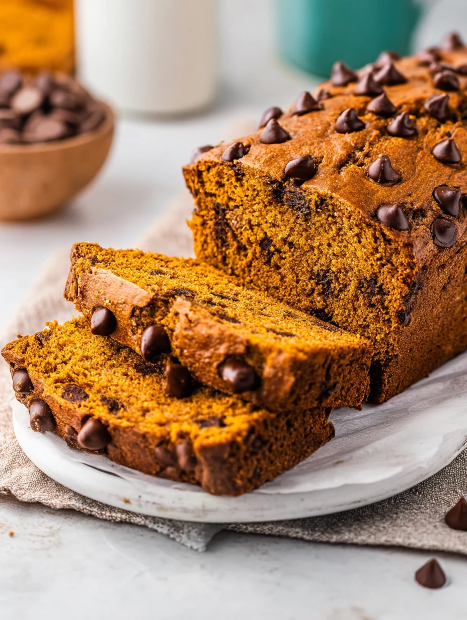 Pumpkin Chocolate Chip Bread