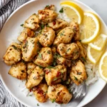 Lemon Garlic Chicken Bites