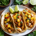 One Pan Chicken and Pineapple Tacos