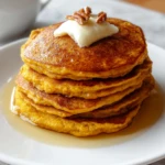 Pumpkin Greek Yogurt Pancakes