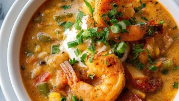 The Best Creamy Seafood and Shrimp Chili