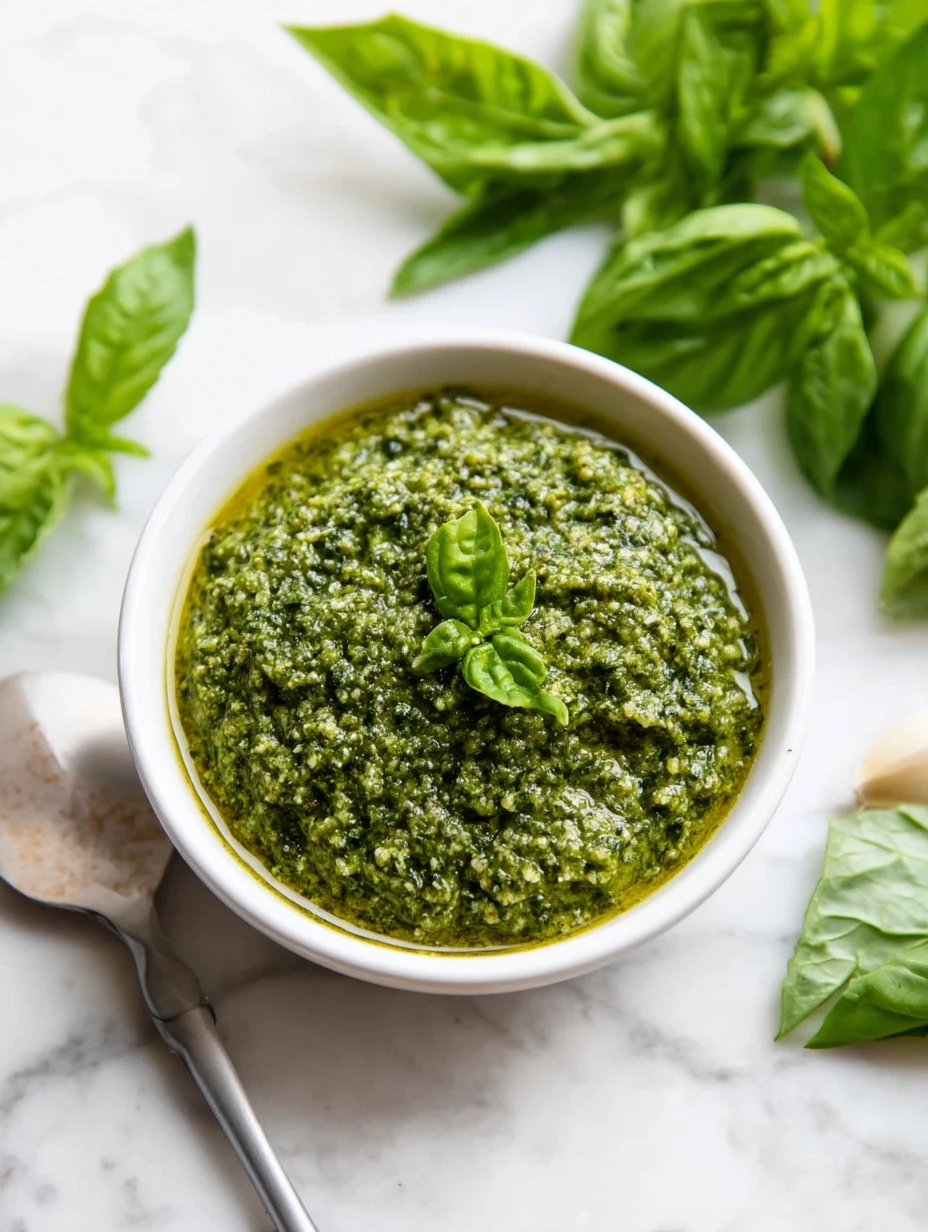 Easiest Basil Pesto Sauce