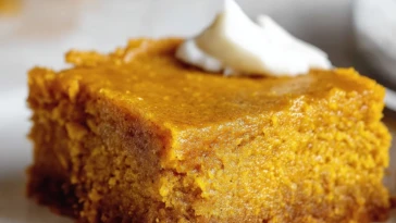 Homemade Sugar Free Pumpkin Bars