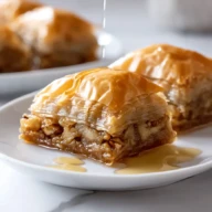 Apple Pie Baklava with Maple Syrup