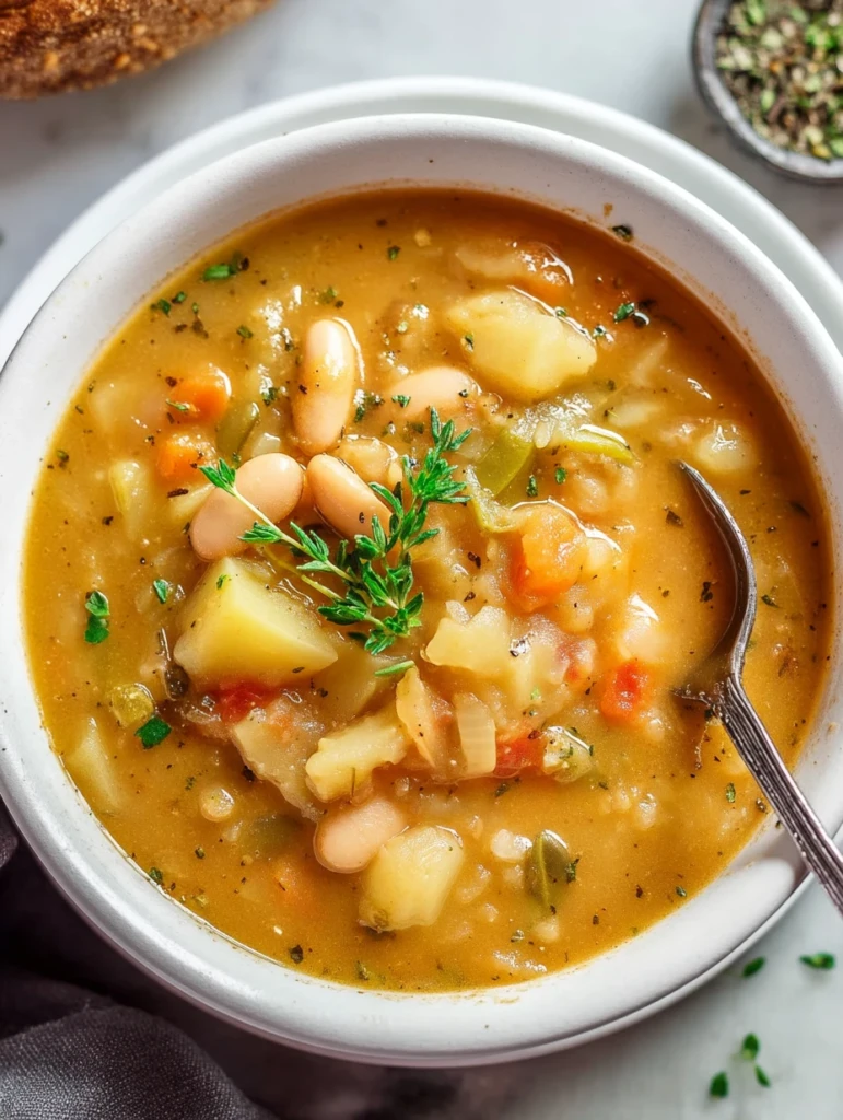 Hearty Potato Bean Soup