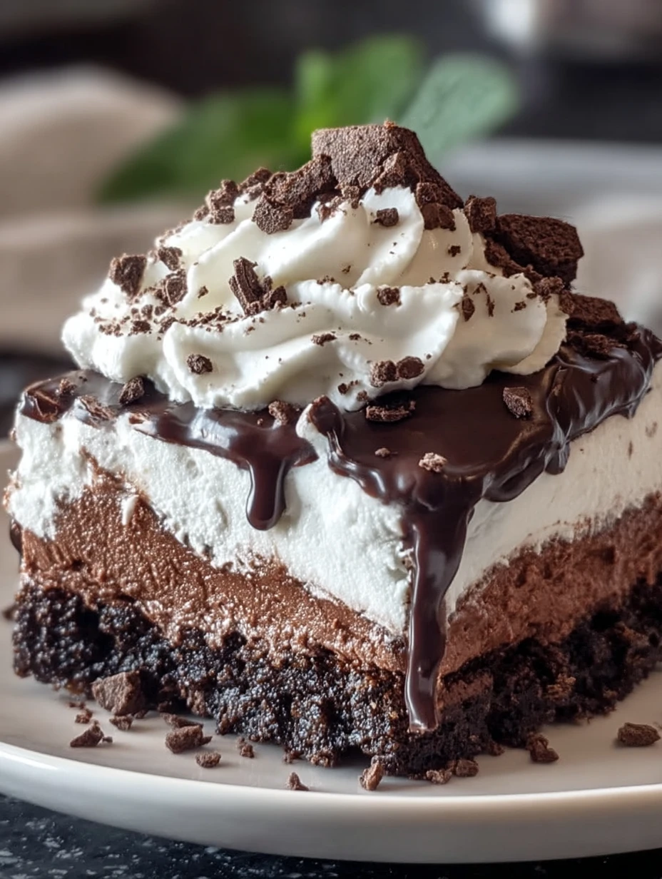 Decadent Brownie Refrigerator Cake