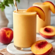 Peach Smoothie With Frozen Peaches