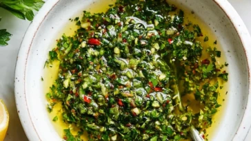 Homemade Chimichurri Sauce