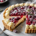 Cranberry White Chocolate Tart