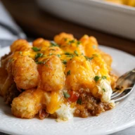 Cheesy Tater Tot Casserole
