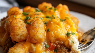 Cheesy Tater Tot Casserole