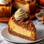 Pumpkin Streusel Cheesecake