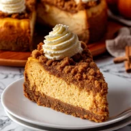 Pumpkin Streusel Cheesecake