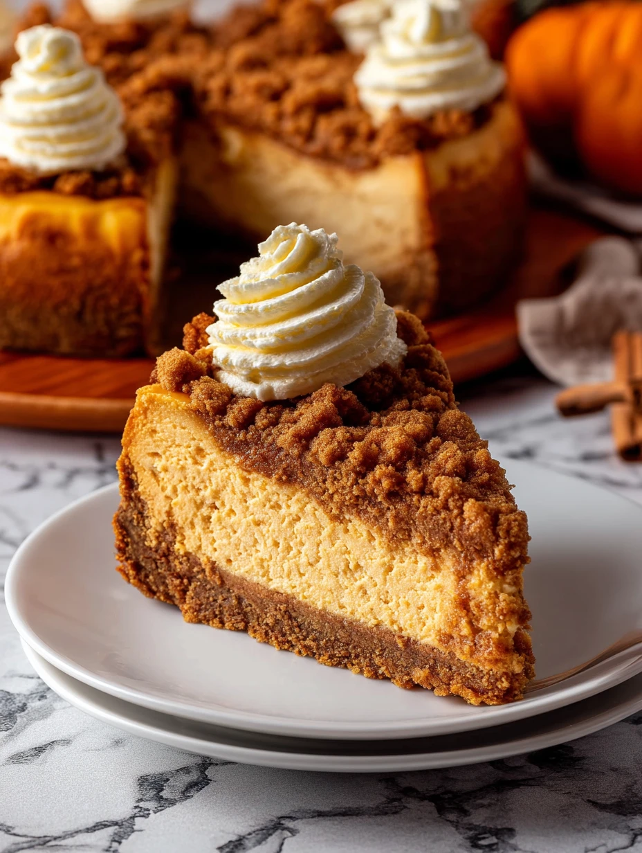 Pumpkin Streusel Cheesecake