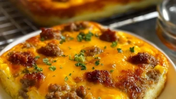 Sausage Egg And Cheese Breakfast Casserole