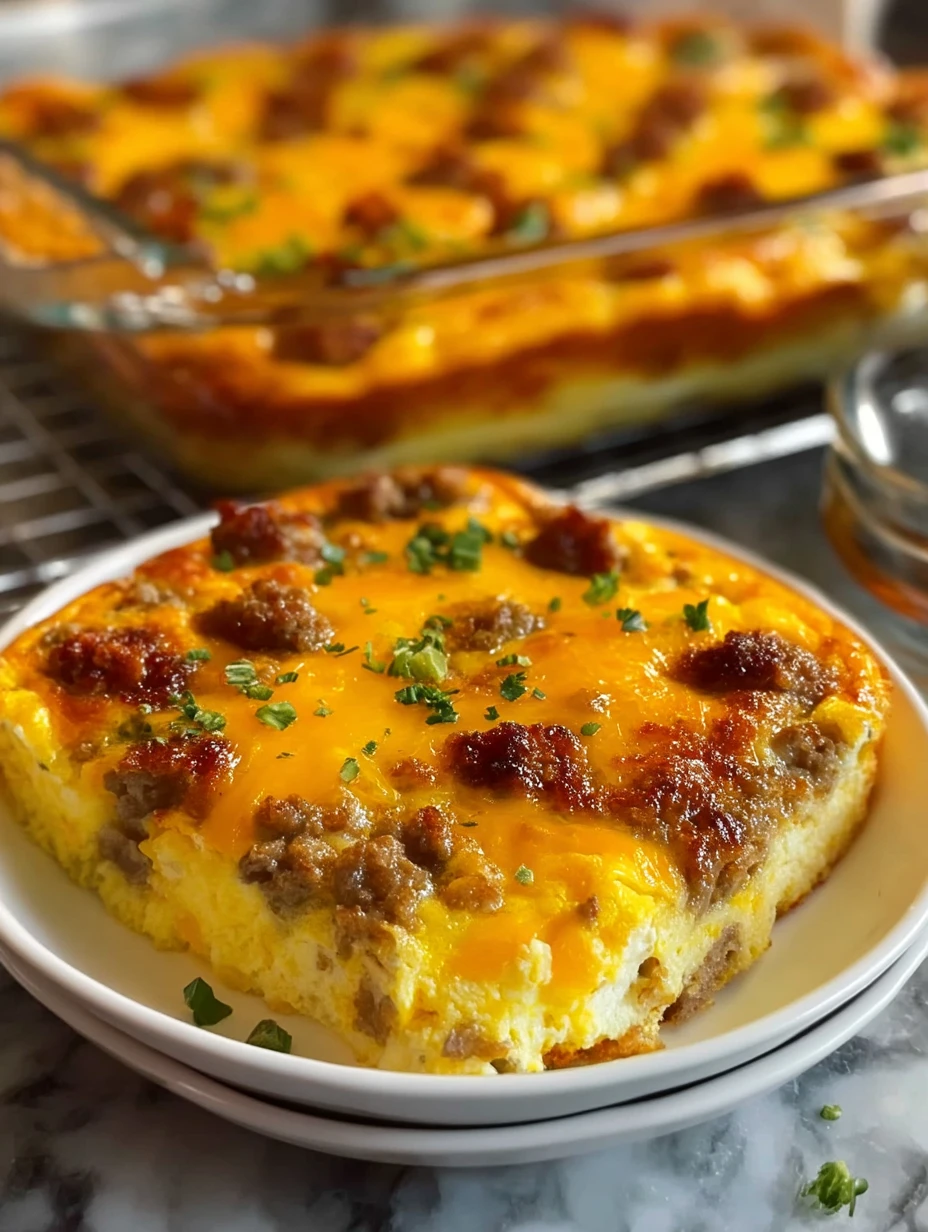Sausage Egg And Cheese Breakfast Casserole