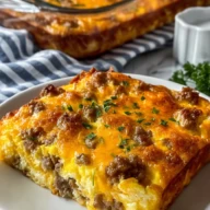 Delicious Sausage And Egg Breakfast Casserole