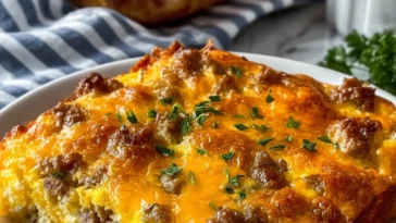 Delicious Sausage And Egg Breakfast Casserole
