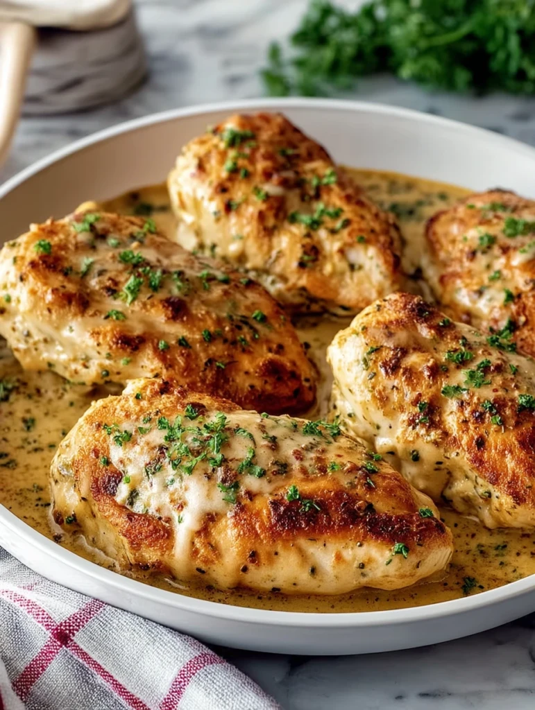 Simple Boursin Cheese Chicken